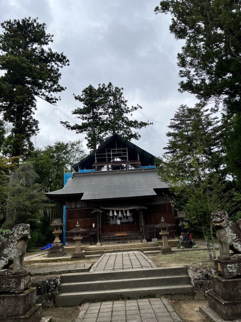 【施工事例】持田神社（素屋根足場）